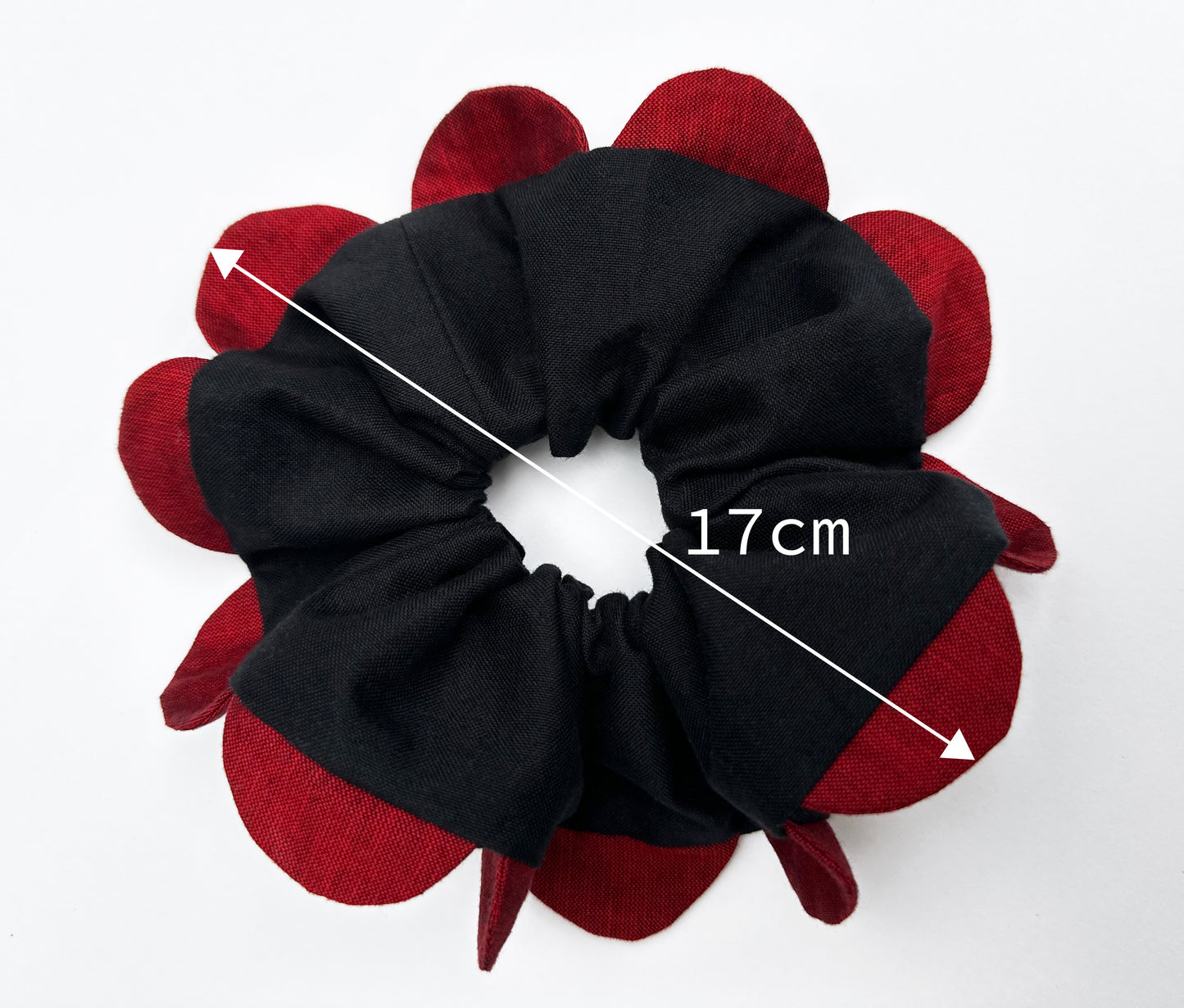 Anemone Scrunchie - Ruby