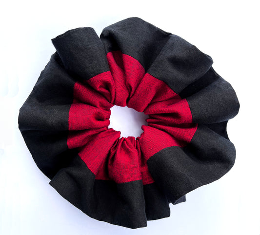 Peony Scrunchie - Ruby