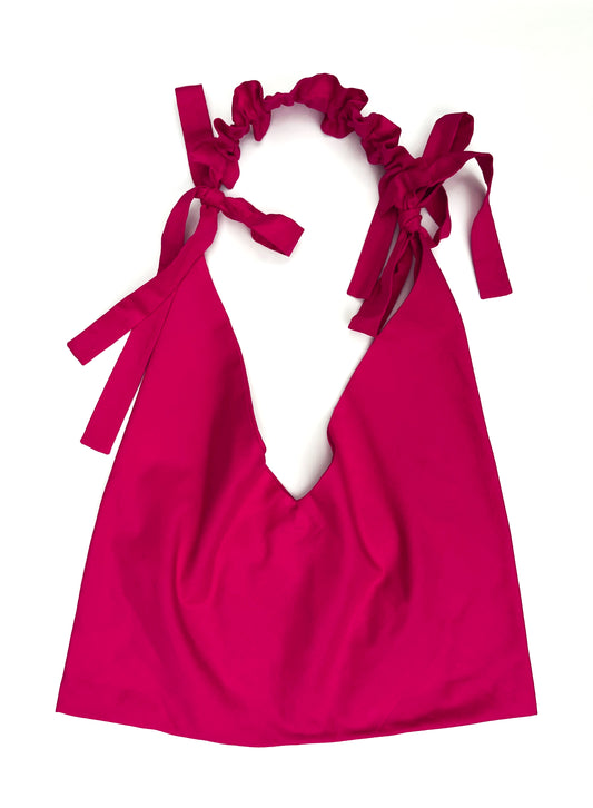 Origami Tote - Hot Pink