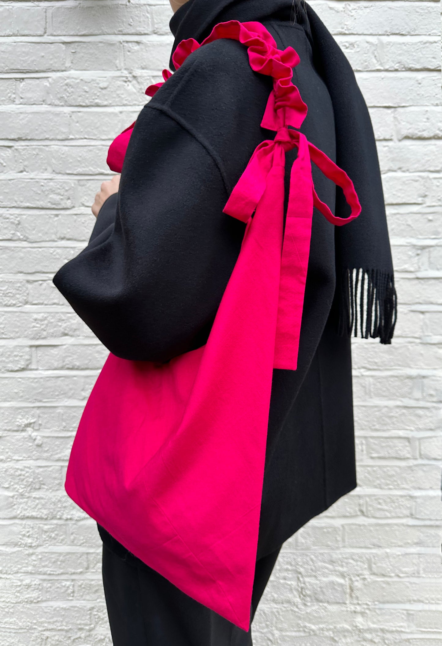 Origami Tote - Hot Pink