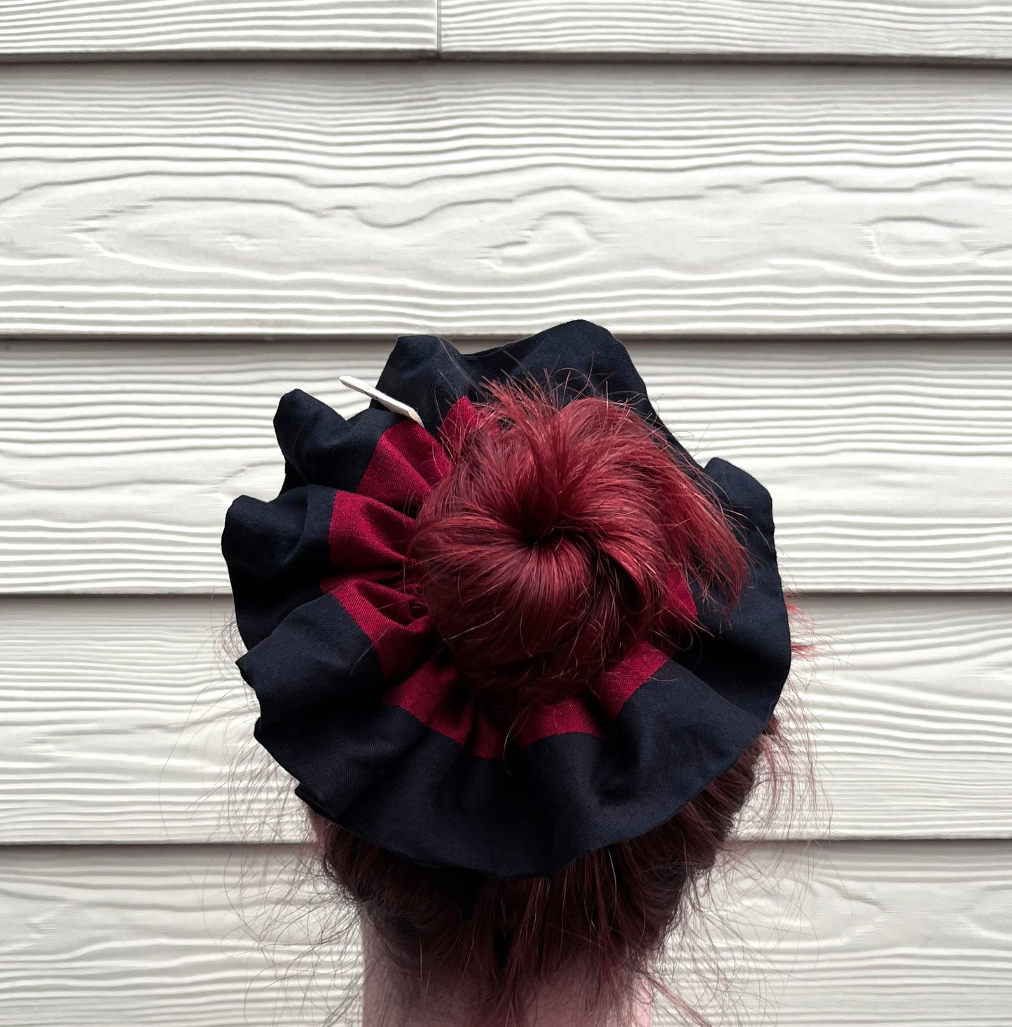 Peony Scrunchie - Ruby